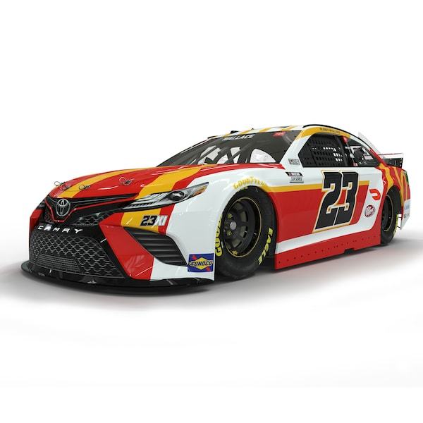 Bubba Wallace Action Racing 2021 #23 McDonald's 1:24 Color Chrome Die-Cast Toyota Camry
