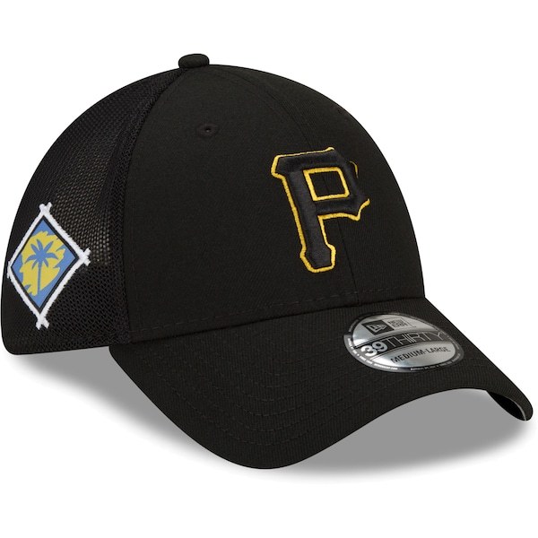 Pittsburgh Pirates New Era 2022 Spring Training 39THIRTY Flex Hat - Black