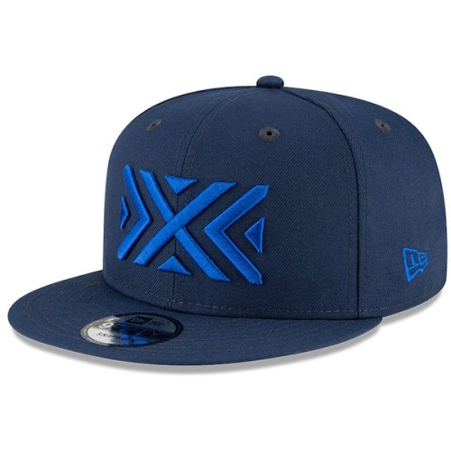New York Excelsior New Era Buttonless 9FIFTY Snapback Hat - Navy