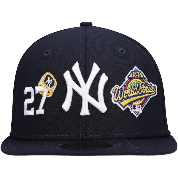 New York Yankees New Era 27x Count the Rings 59FIFTY Fitted Hat - Navy