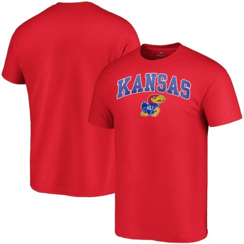 Kansas Jayhawks Fanatics Branded Campus T-Shirt - Red