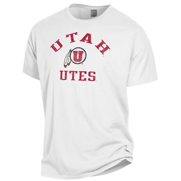 Utah Utes ComfortWash Garment Dyed T-Shirt - White