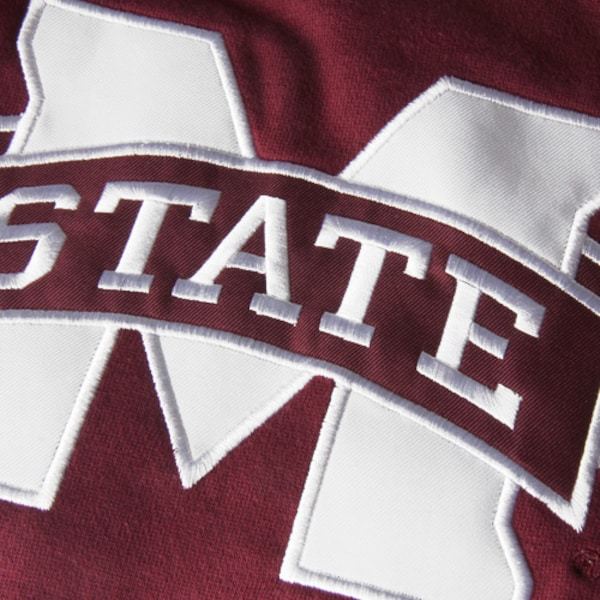 Mississippi State Bulldogs Stadium Athletic Women's Big Logo Pullover Hoodie - Maroon