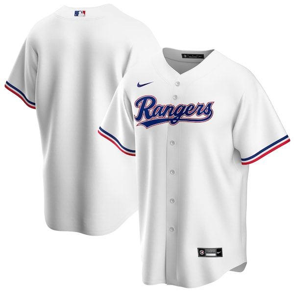 Texas Rangers Nike Home Replica Team Jersey - White