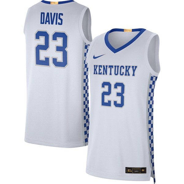 Anthony Davis Kentucky Wildcats Nike Alumni Player Limited Basketball Jersey - White