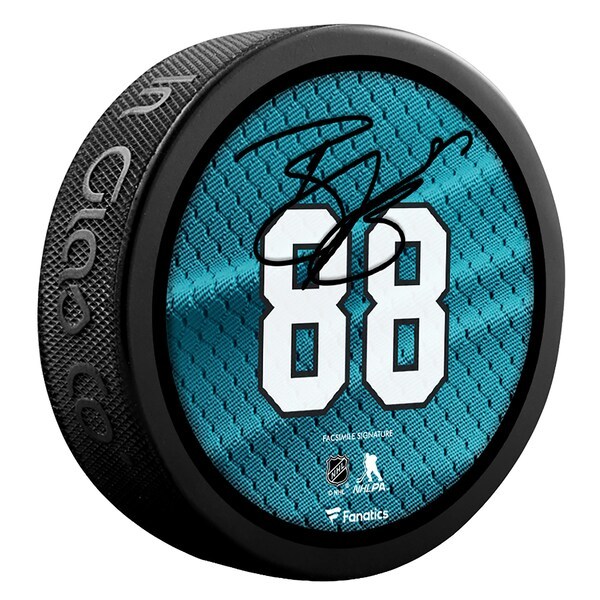 Brent Burns San Jose Sharks Fanatics Authentic Unsigned Fanatics Exclusive Player Hockey Puck - Limited Edition of 1000