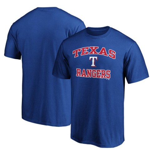 Texas Rangers Fanatics Branded Heart & Soul T-Shirt - Royal