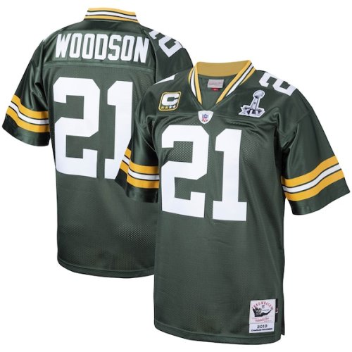 Charles Woodson Green Bay Packers Mitchell & Ness 2010 Authentic Throwback Retired Player Jersey - Green