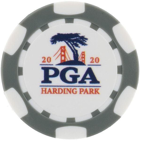 2020 PGA Championship Ahead Poker Chip - Gray