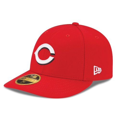 Cincinnati Reds New Era Authentic Collection On Field Low Profile Home 59FIFTY Fitted Hat - Red