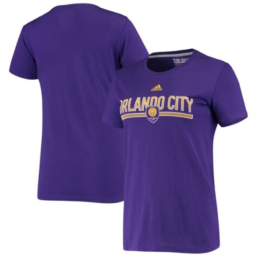 Orlando City SC adidas Women's Last Line Go-To Performance T-Shirt - Purple