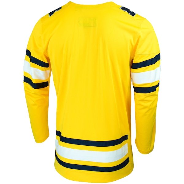 Michigan Wolverines Nike Replica College Hockey Jersey - Maize