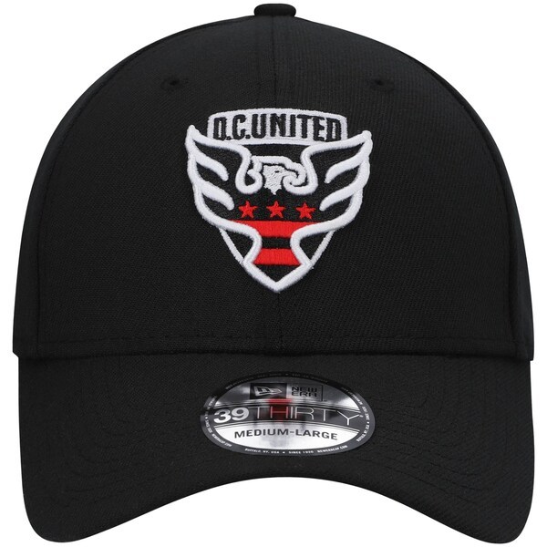 D.C. United New Era Team Classic 39THIRTY Flex Hat - Black