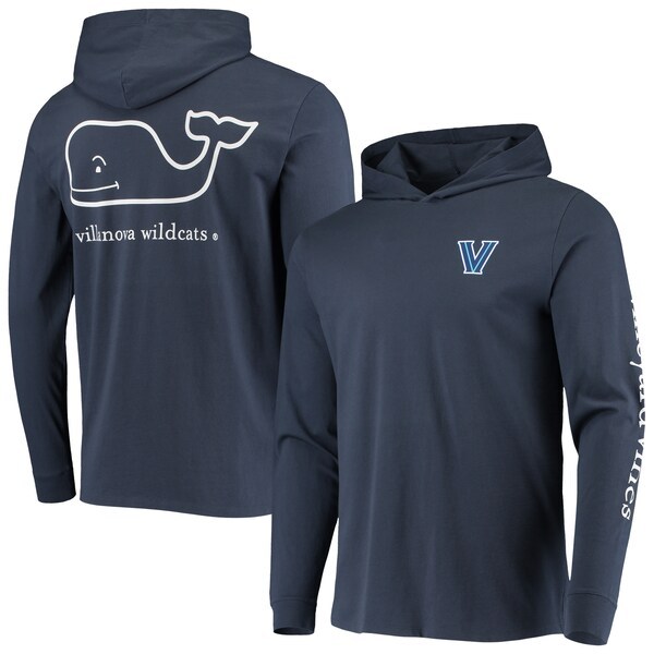 Villanova Wildcats Vineyard Vines Campus 2.0 Long Sleeve Hoodie T-Shirt - Navy
