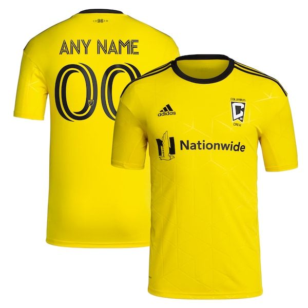Columbus Crew adidas 2022 Gold Standard Kit Replica Custom Jersey - Yellow