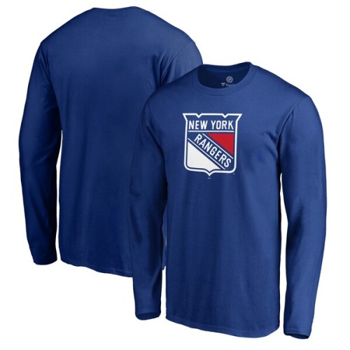 New York Rangers Fanatics Branded Primary Team Logo Long Sleeve T-Shirt - Royal