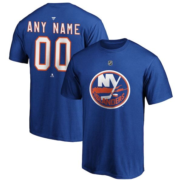 New York Islanders Fanatics Branded Authentic Personalized T-Shirt - Royal
