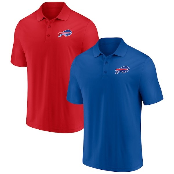 Buffalo Bills Fanatics Branded Home and Away 2-Pack Polo Set - Royal/Red