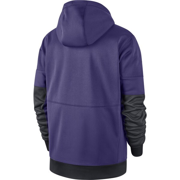 Clemson Tigers Nike Sideline Full-Zip Performance Hoodie - Purple/Anthracite