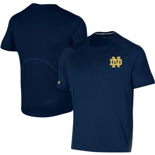Notre Dame Fighting Irish Under Armour 2021 Sideline Training Performance T-Shirt - Navy