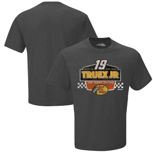 Martin Truex Jr Joe Gibbs Racing Team Collection Vintage Duel T-Shirt - Heather Charcoal