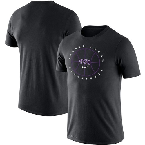 TCU Horned Frogs Nike Basketball Icon Legend Performance T-Shirt - Black