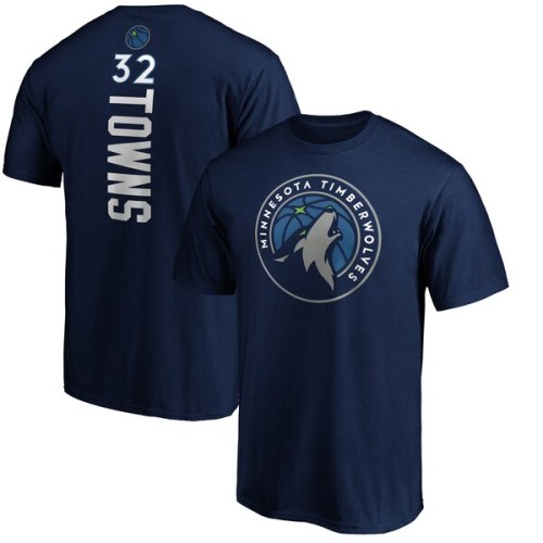 Karl-Anthony Towns Minnesota Timberwolves Fanatics Branded Team Playmaker Name & Number T-Shirt - Navy