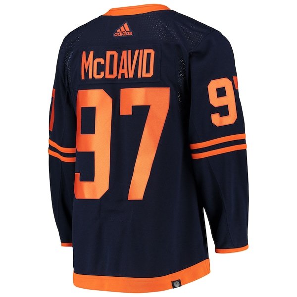 Connor McDavid Edmonton Oilers adidas Alternate Primegreen Authentic Pro Player Jersey - Navy