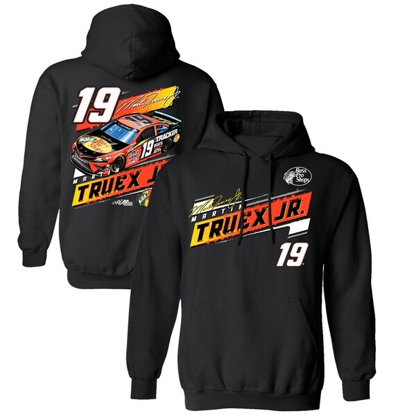 Martin Truex Jr Joe Gibbs Racing Team Collection Bass Pro Shops Car 2-Spot Pullover Hoodie - Black