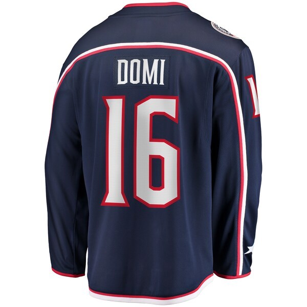 Max Domi Columbus Blue Jackets Fanatics Branded Home Premier Breakaway Player Jersey - Navy