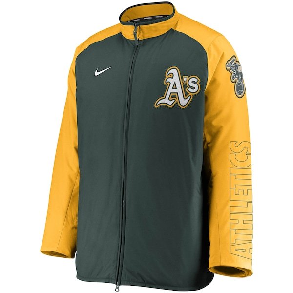 Oakland Athletics Nike Authentic Collection Dugout Full-Zip Jacket - Green