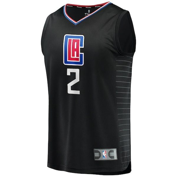 Kawhi Leonard LA Clippers Fanatics Branded Fast Break Replica Player Jersey - Black - Statement Edition