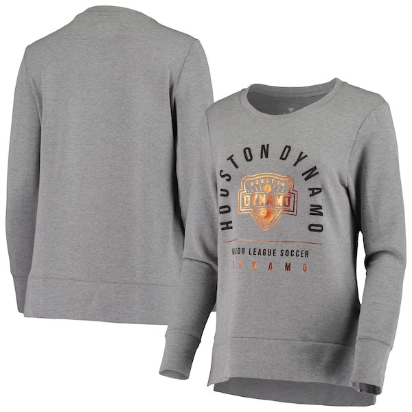 Houston Dynamo FC Fanatics Branded Women's True Classics Triumph Tri-Blend Sweatshirt - Gray