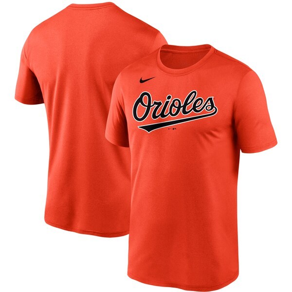 Baltimore Orioles Nike Wordmark Legend T-Shirt - Orange