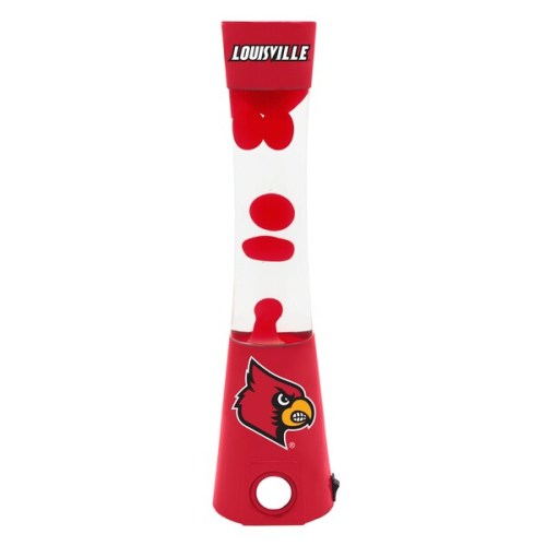 Louisville Cardinals Magma Lamp with Bluetooth Speaker