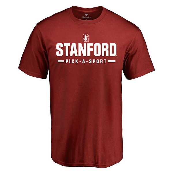 Stanford Cardinal Custom Sport Wordmark T-Shirt - Cardinal
