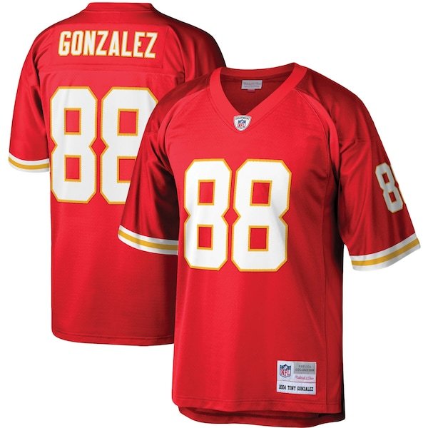 Tony Gonzalez Kansas City Chiefs Mitchell & Ness 2004 Legacy Replica Jersey - Red