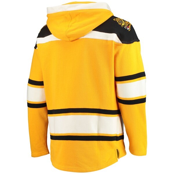 Boston Bruins '47 Superior Lacer Team Pullover Hoodie - Gold