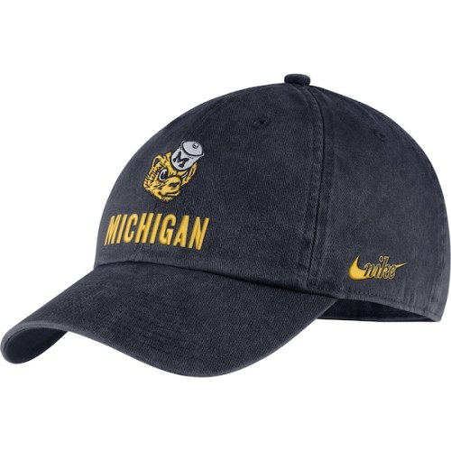 Michigan Wolverines Nike Vault Heritage86 Adjustable Hat - Navy