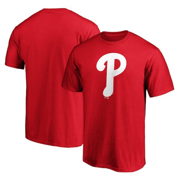 Philadelphia Phillies Fanatics Branded Official Logo T-Shirt - Red