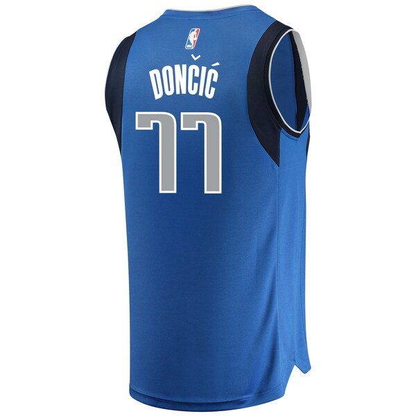 Luka Doncic Dallas Mavericks Fanatics Branded Youth Replica Fast Break Jersey Blue - Icon Edition