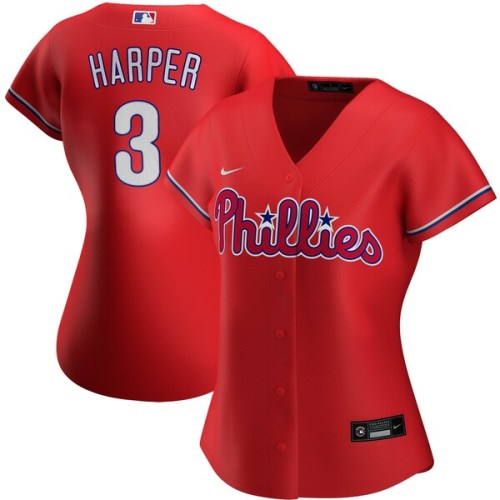 Bryce Harper Philadelphia Phillies Nike Women's Alternate Replica Player Jersey - Red