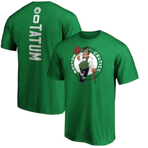 Jayson Tatum Boston Celtics Fanatics Branded Team Playmaker Name & Number T-Shirt - Kelly Green