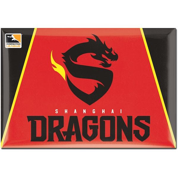 Shanghai Dragons WinCraft 2'' x 3'' Magnet
