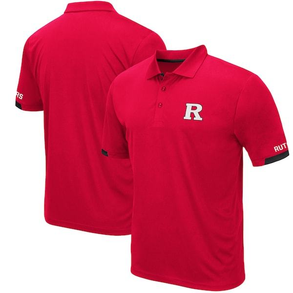 Rutgers Scarlet Knights Colosseum Logo Santry Polo - Scarlet