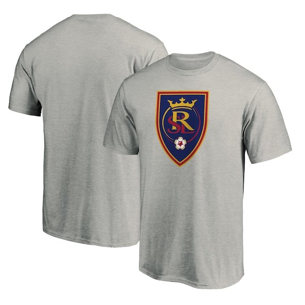 Real Salt Lake Fanatics Branded Logo T-Shirt - Heathered Gray