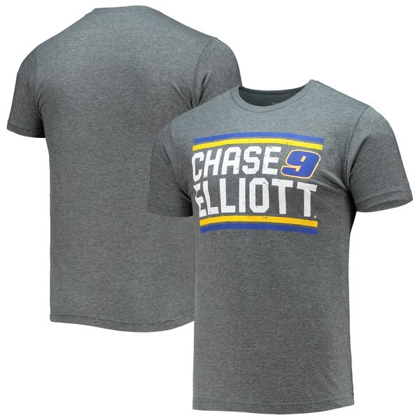 Chase Elliott Restart T-Shirt - Heathered Charcoal