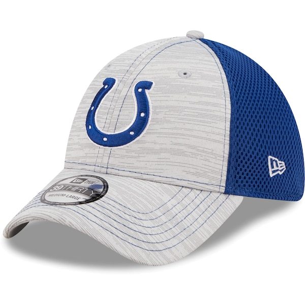 Indianapolis Colts New Era Prime 39THIRTY Flex Hat - Gray/Royal
