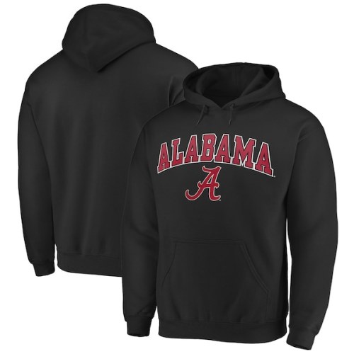 Fanatics Branded Alabama Crimson Tide Campus Pullover Hoodie - Black