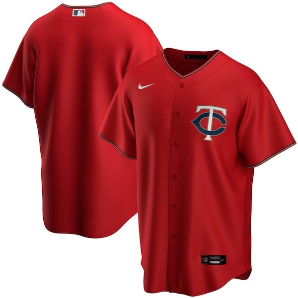 Minnesota Twins Nike Alternate Replica Team Jersey - Red